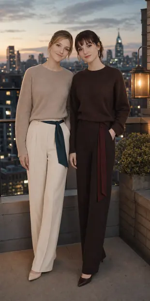City Evening - rooftop dusk z serii quiet luxury